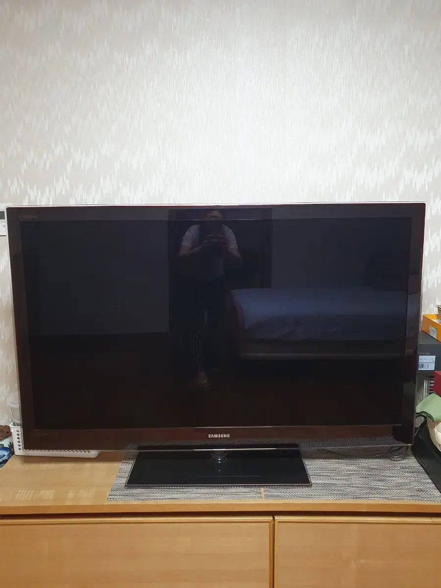 삼성 LED tv 및 받침대 장식장